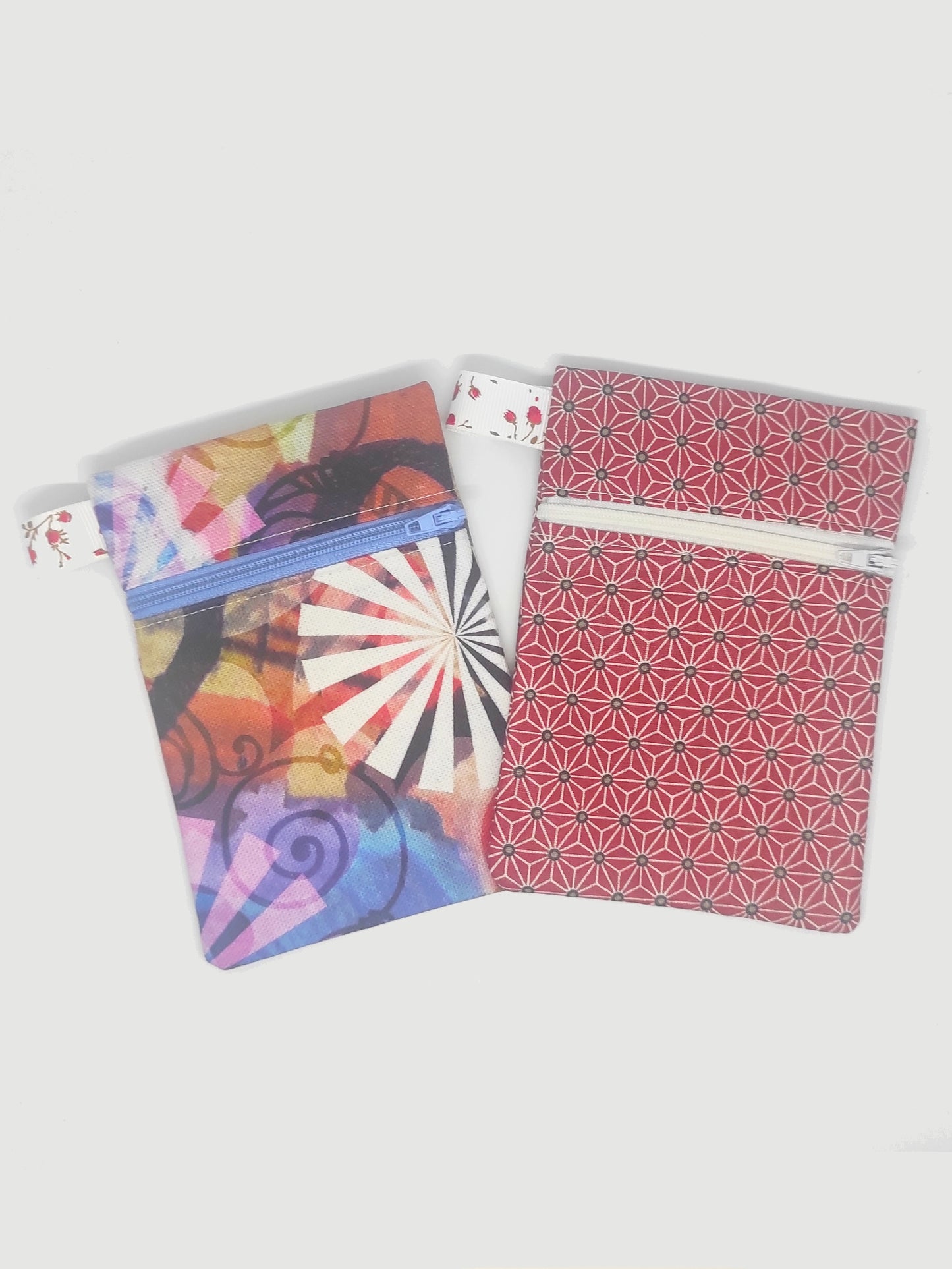 Pochette en coton enduit