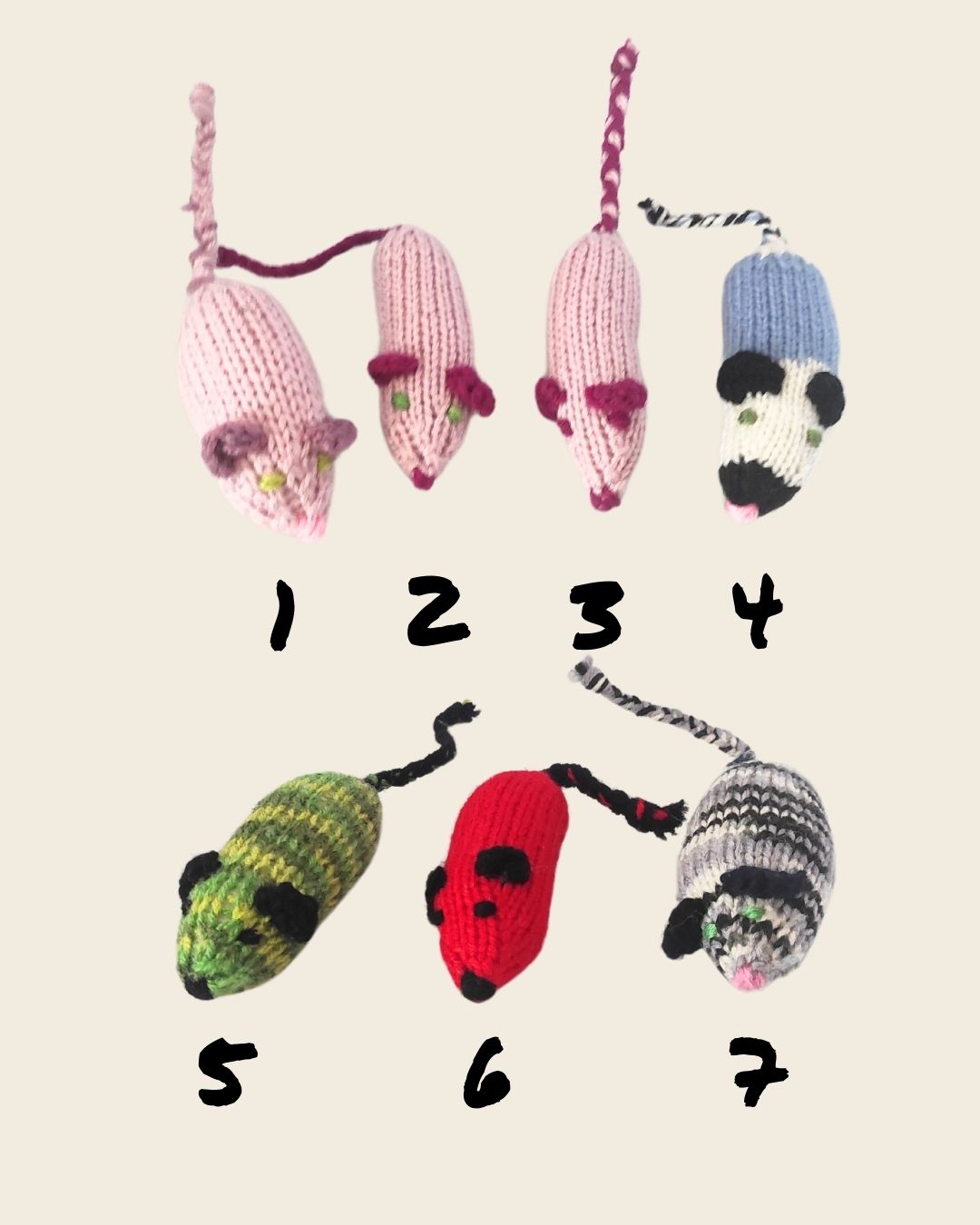 Souris tricotée M