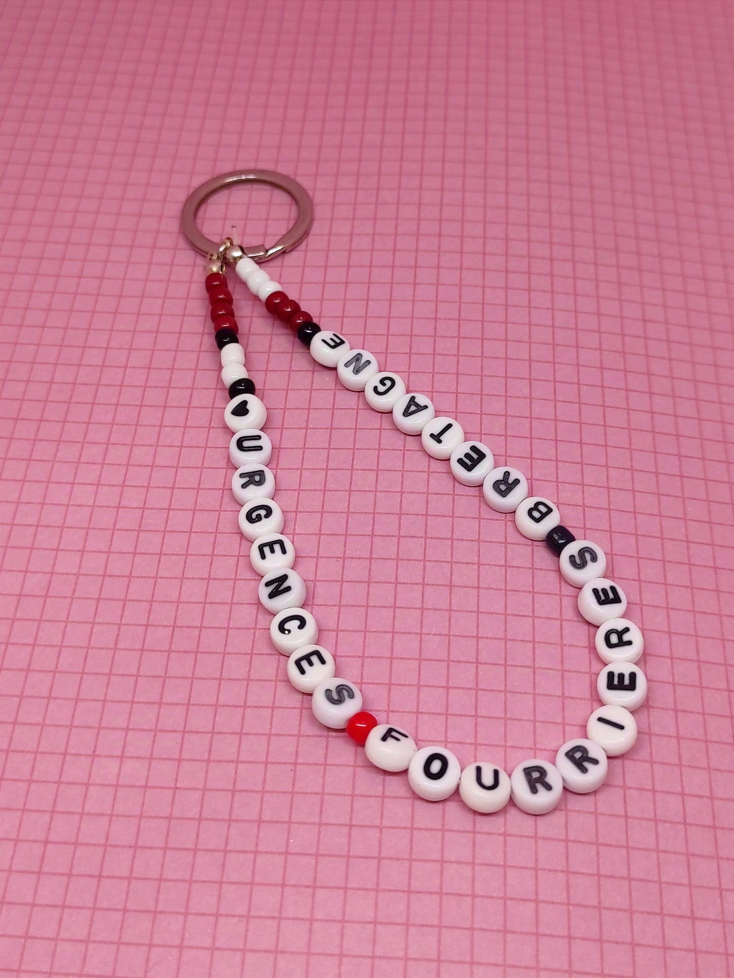 Porte clé perles UFB