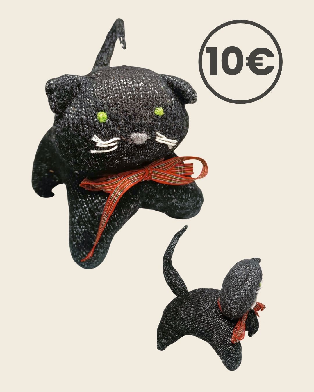 Chat noir tricot