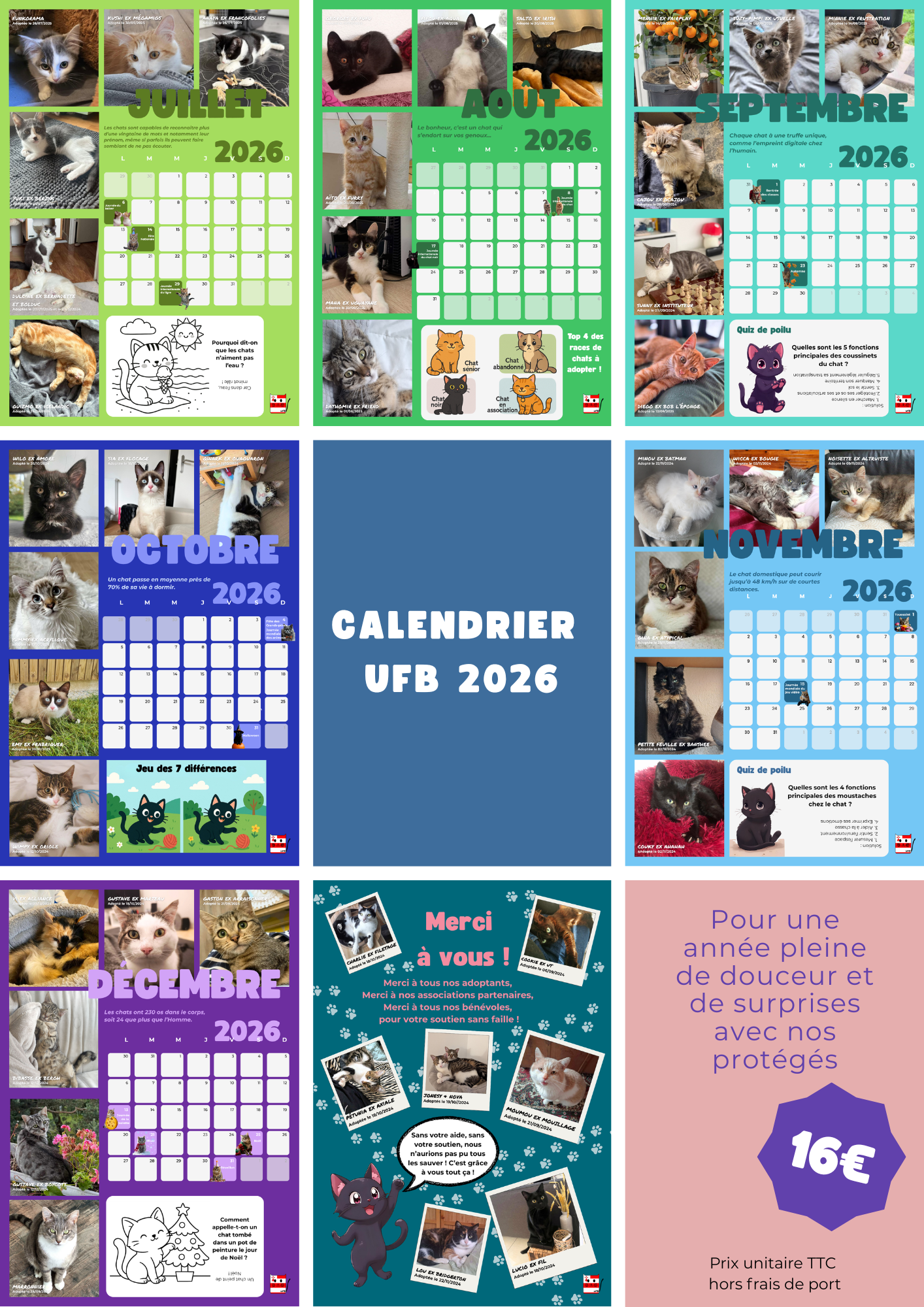 Prévente Calendrier mural 2026