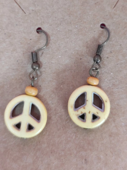 Boucles d'oreilles Peace and Love