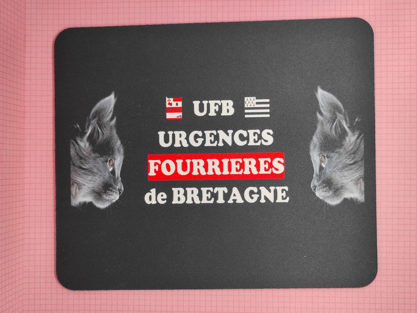 Tapis de souris Urgences Fourrieres Bretagne