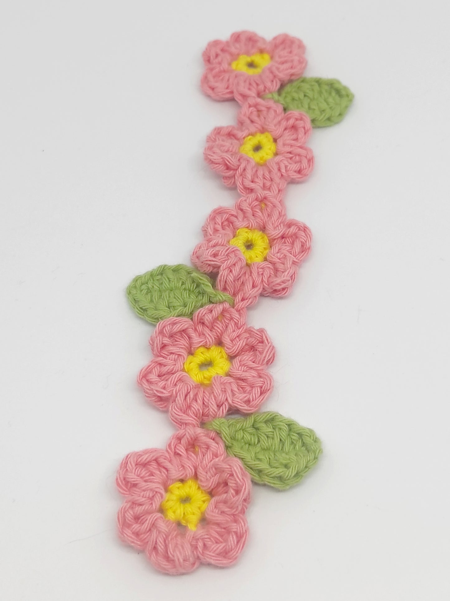 Marque-page en crochet fleur