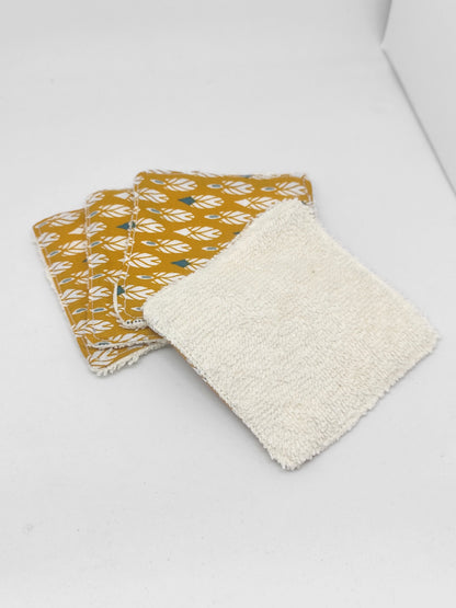 Lingettes coton - lot de 4