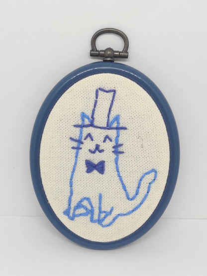 Broderie chat