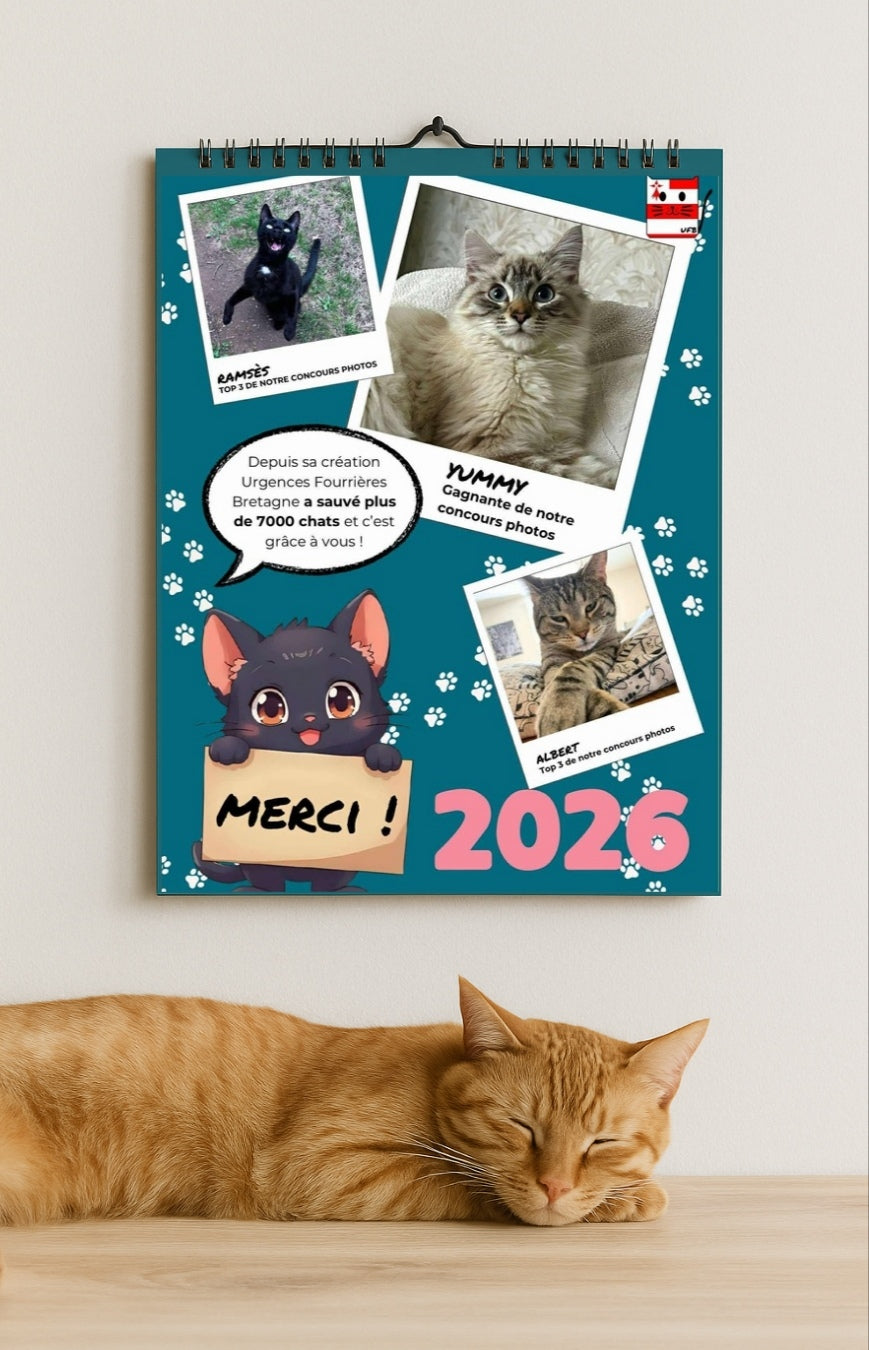 Prévente Calendrier mural 2026