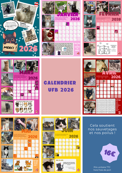 Prévente Calendrier mural 2026