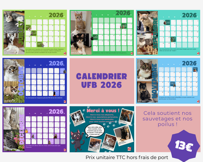 Prévente Calendrier de bureau 2026