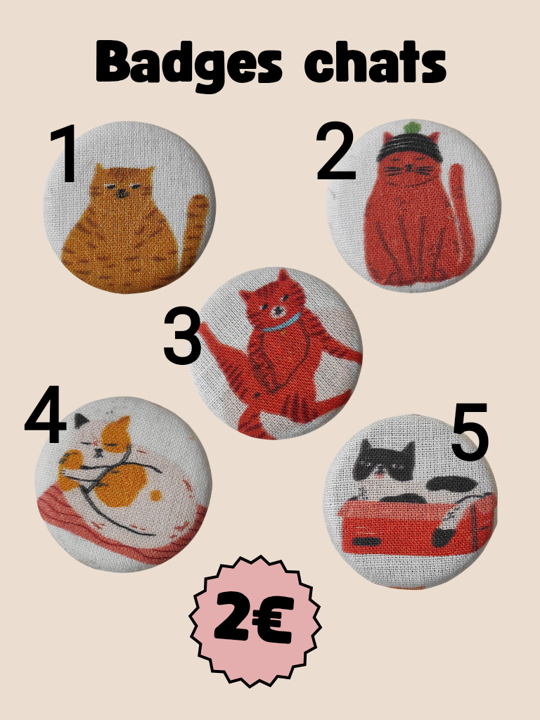 Badges chats