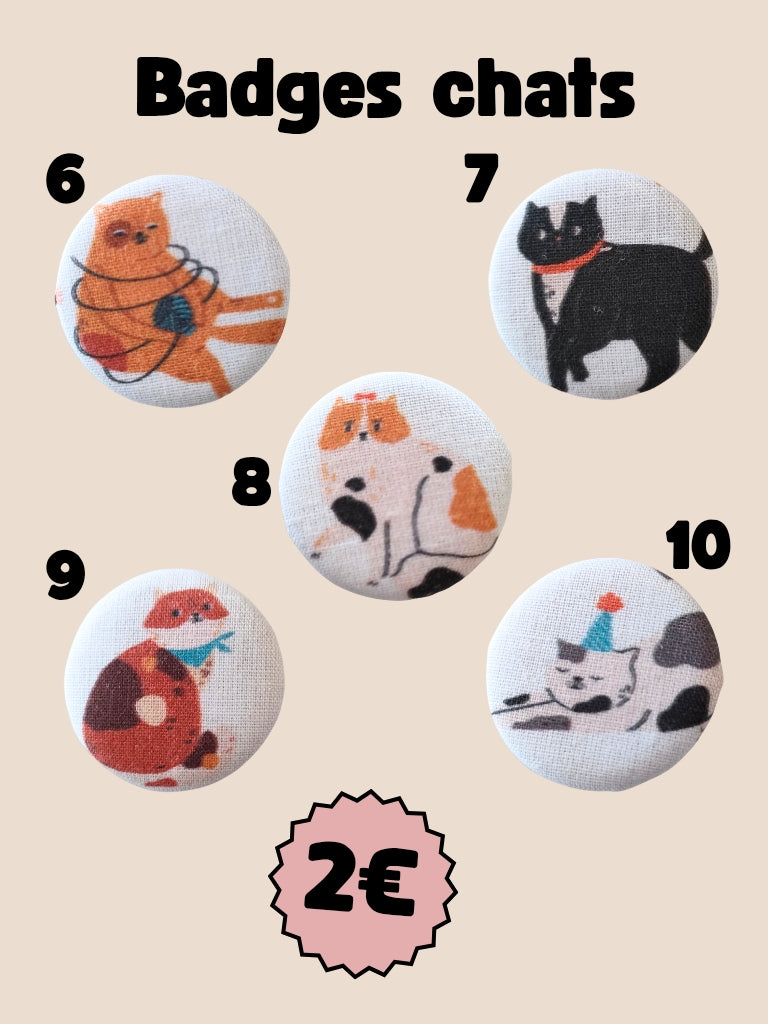 Badges chats
