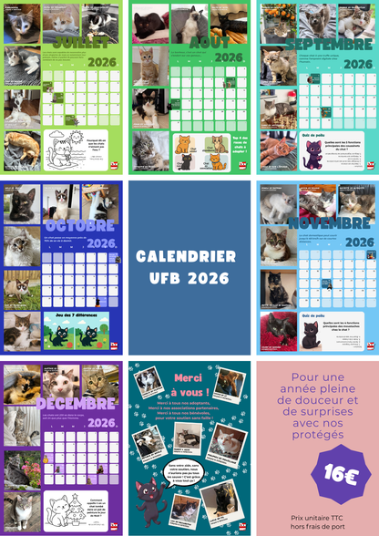 Prévente Calendrier mural 2026